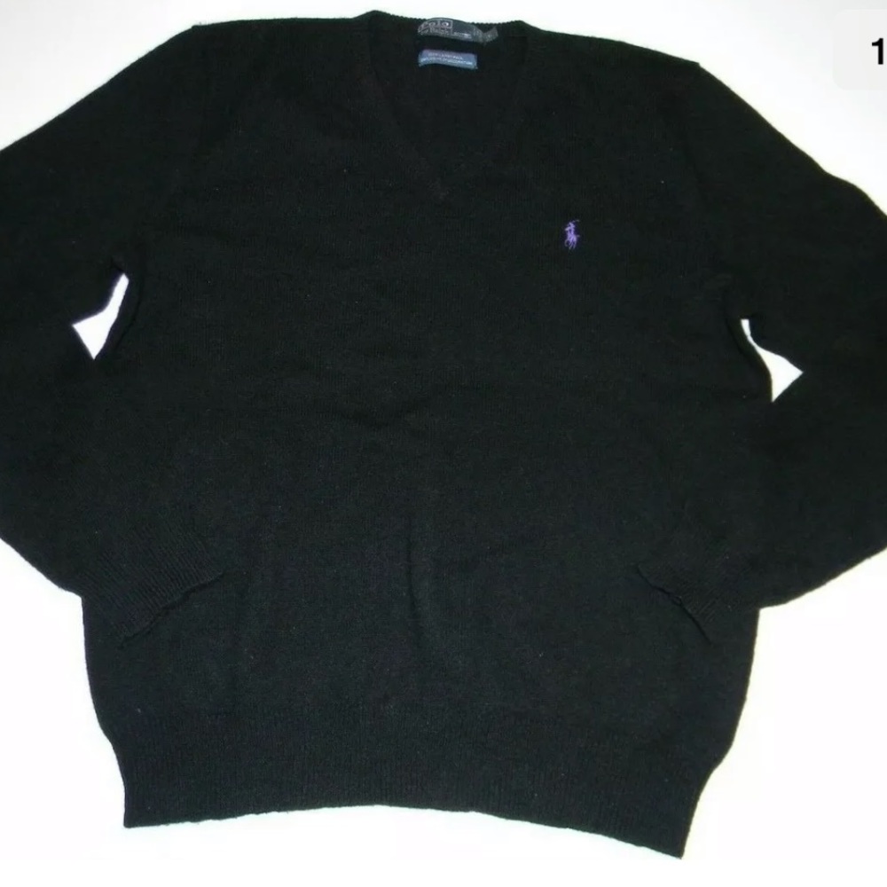 Polo Ralph Lauren Mens 100% Lamb Wool Sweater